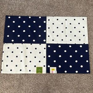 NWT Kate Spade Reversible Charlotte Street Set of 4 Placemats